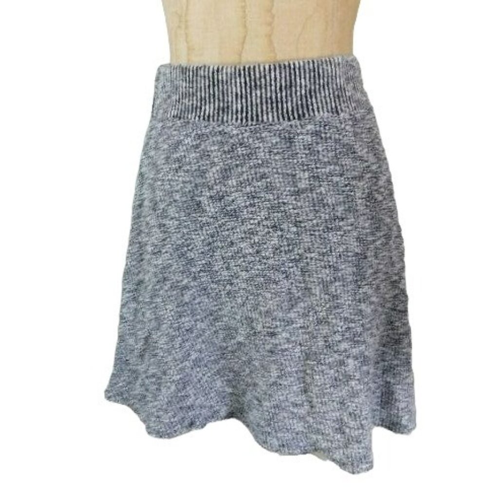 Michael Stars Size M Medium Black White Tweed Knit Skirt NWT $88